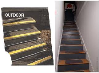 make sure stairs are slip free